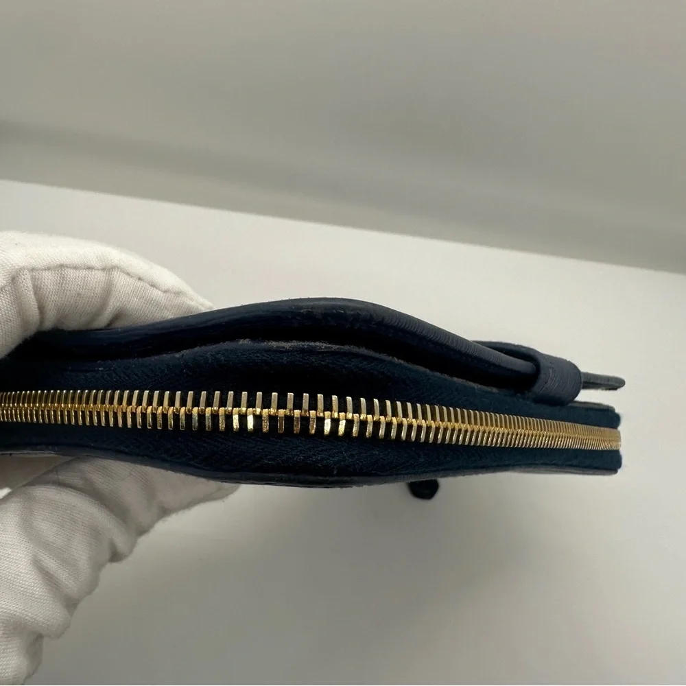 Prada | Vitello Move Saffiano Leather Gold Hardware Long Continental Wallet